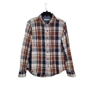 Outerknown Blanket Shirt in Juneau Plaid Men's Medium Fall Outdoor